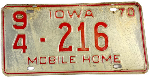Vintage iowa 1970 mobile home - iowa,