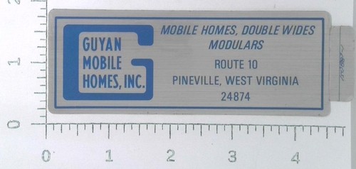 Vintage guyan mobile homes - guyan,