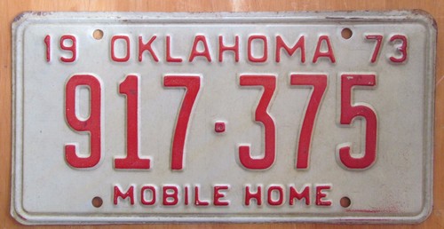 Oklahoma 1973 mobile home - 1973,