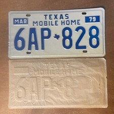 1979 Texas License Plate