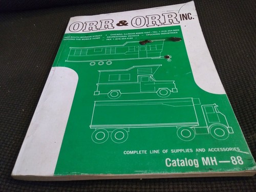 Orr catalog 88 parts - catalog, mh-88
