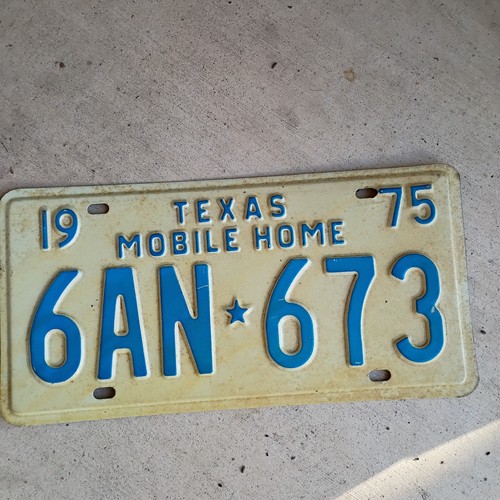 1975 texas license - texas, plate