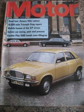 MOTOR SEP 1974 DATSUN 140J