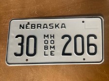 2000s Nebraska License Plate