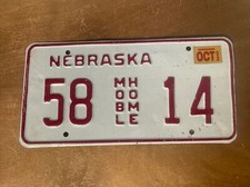 2002 Nebraska License Plate